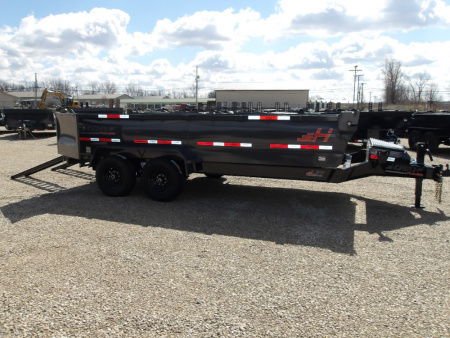 New 2026 Horizon Trailers LLC LZ7 16' x 83" X 30" BP 7K Dump Trailer