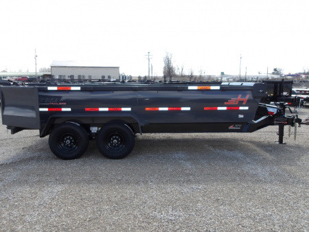 New 2026 Horizon Trailers LLC LZ7 16' x 83" X 30" BP 7K Dump Trailer