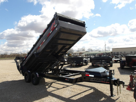 New 2026 Horizon Trailers LLC LZ7 16' x 83" X 30" BP 7K Dump Trailer
