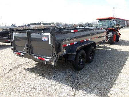 New 2026 Horizon Trailers LLC LZ7 16' x 83" X 30" BP 7K Dump Trailer