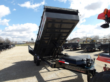 New 2026 Horizon Trailers LLC LZ7 16' x 83" X 30" BP 7K Dump Trailer