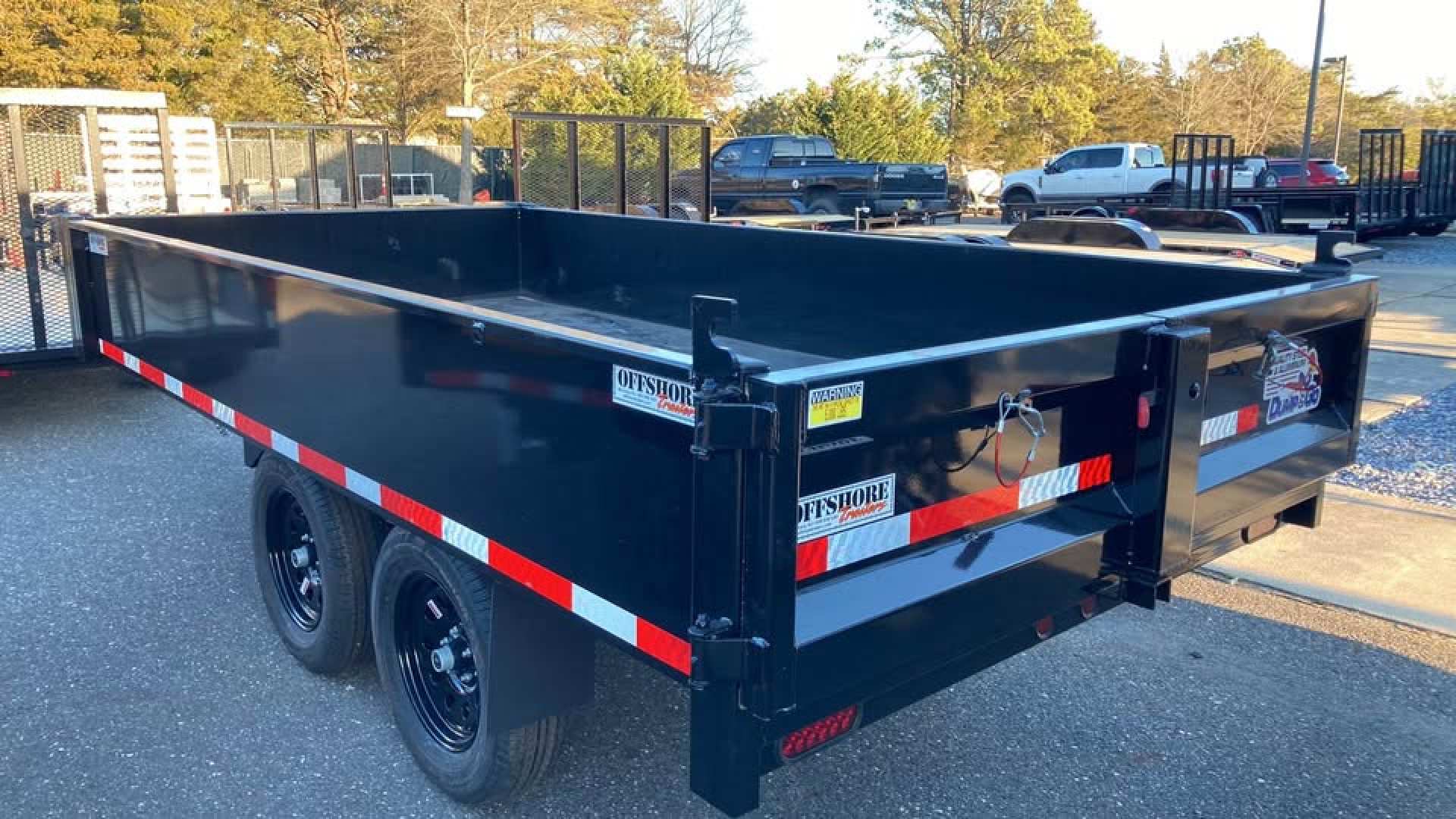 New 2026 Quality Steel and Aluminum 6x12 deckover Dump Trailer