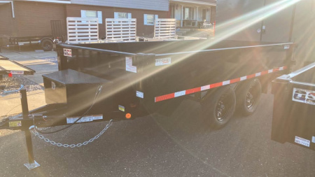 New 2026 Quality Steel and Aluminum 6x12 deckover Dump Trailer