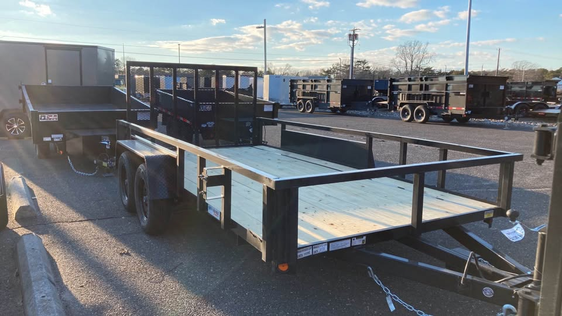 New 2026 Quality Steel and Aluminum 7x14 Utility Trailer