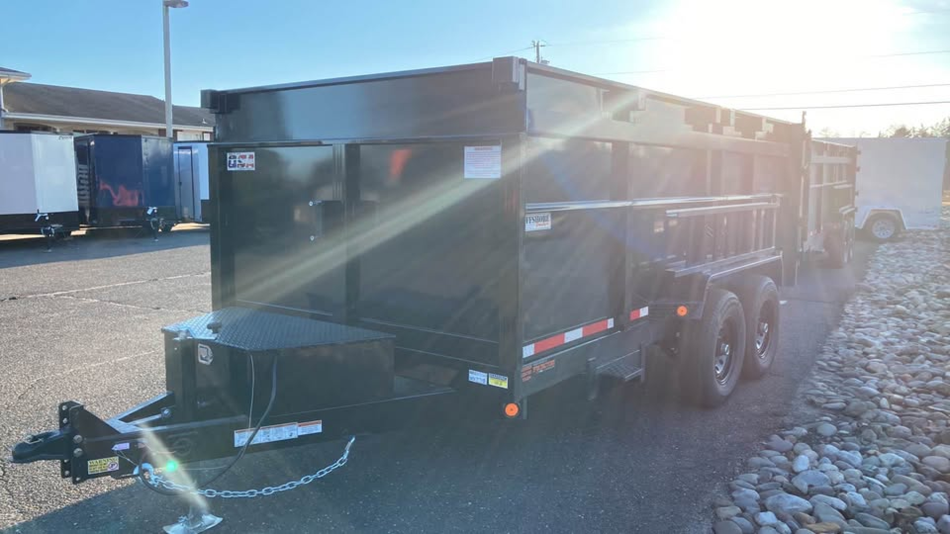 New 2026 Quality Steel and Aluminum 7x14 4' side Dump Trailer
