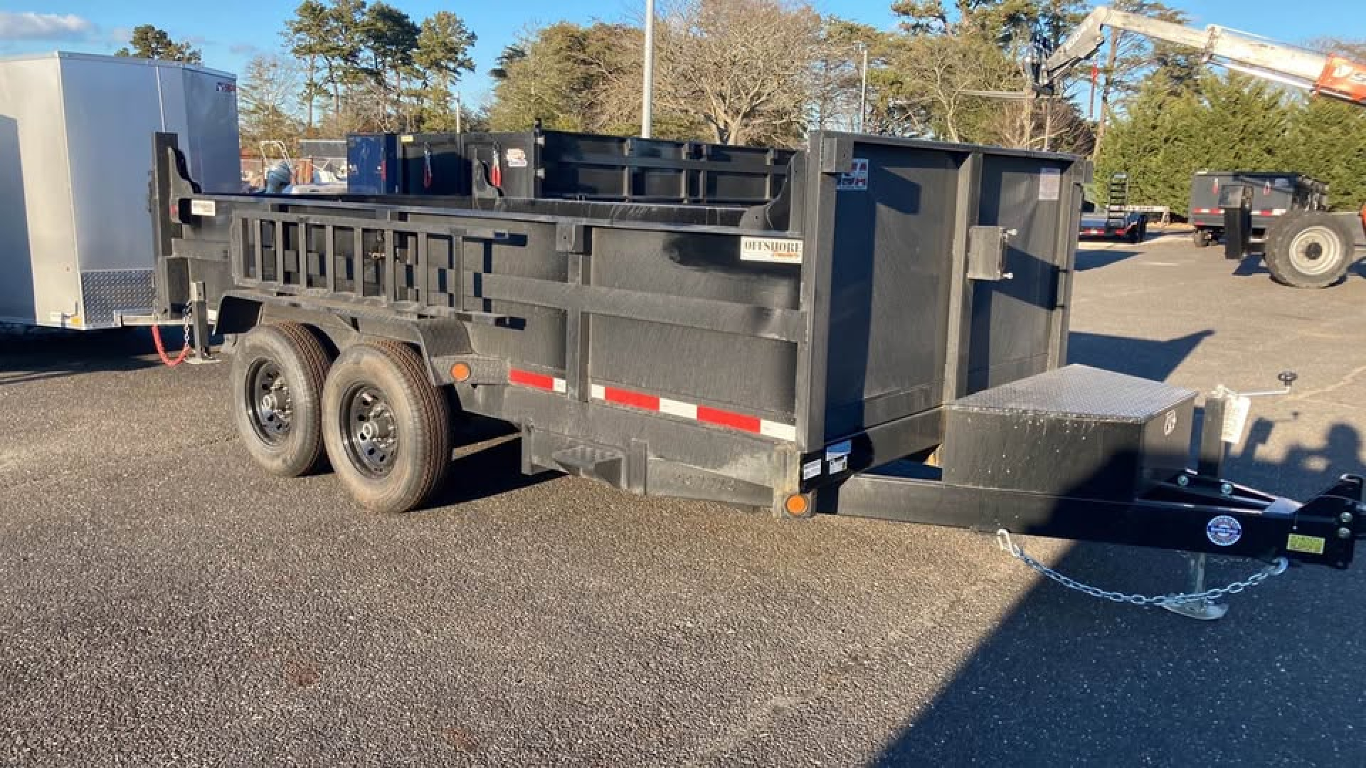 New 2026 Quality Steel and Aluminum 7x14 Dump Trailer
