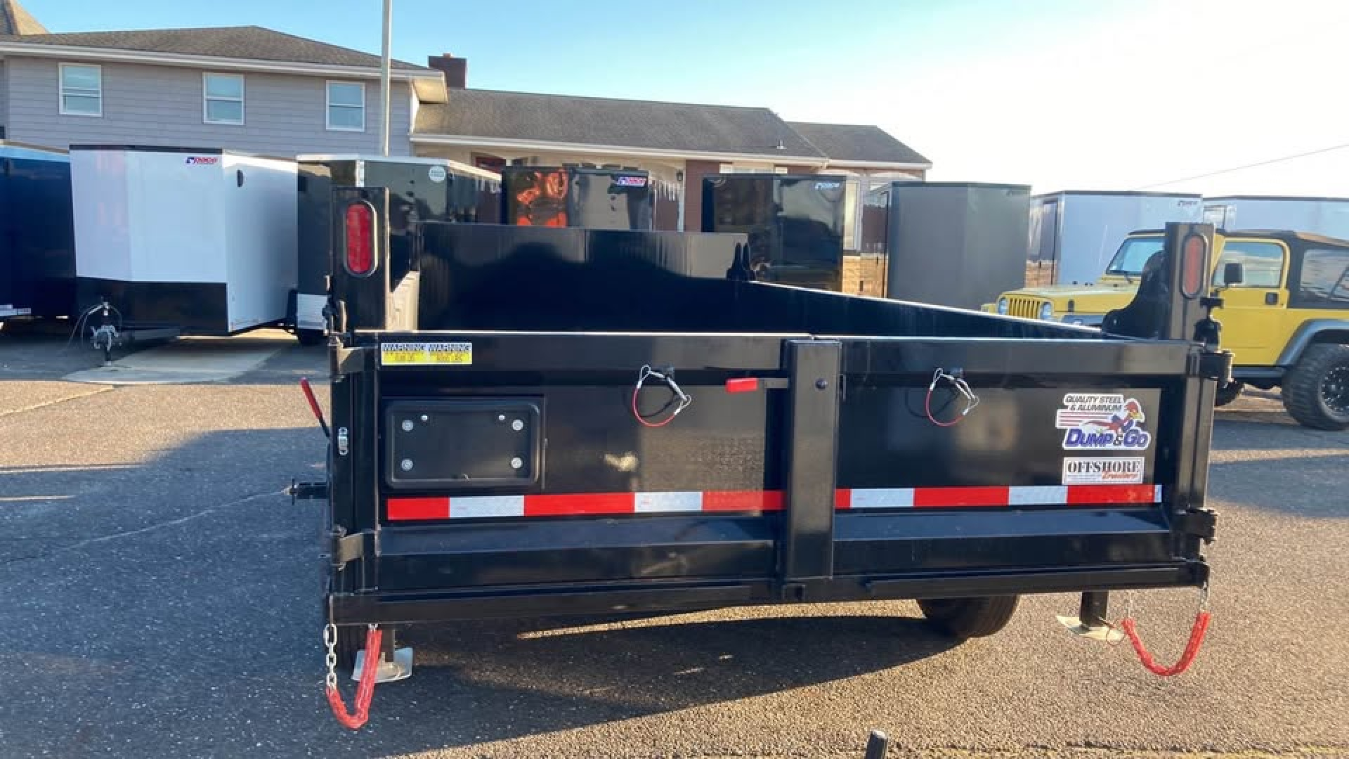 New 2026 Quality Steel and Aluminum 7x14 Dump Trailer