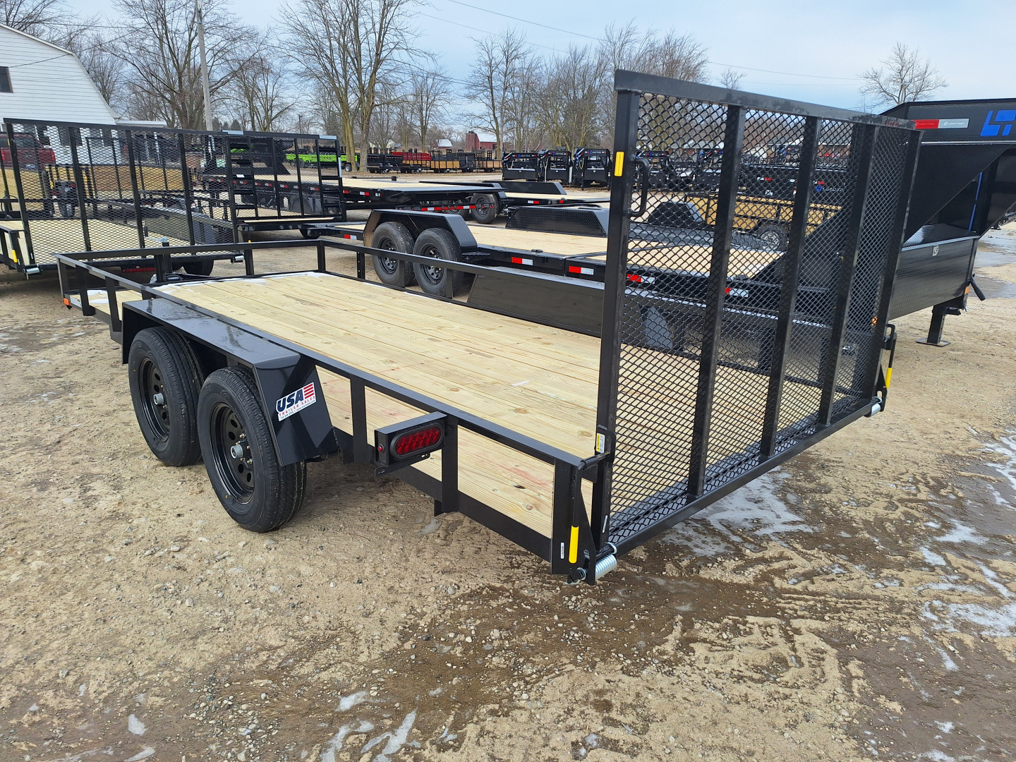 New 2026 AMO 82x16' Lowside Landscape Trailer