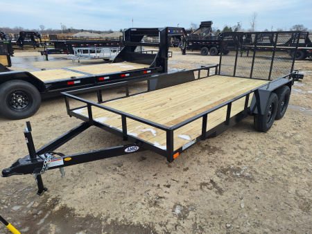 New 2026 AMO 82x16' Lowside Landscape Trailer