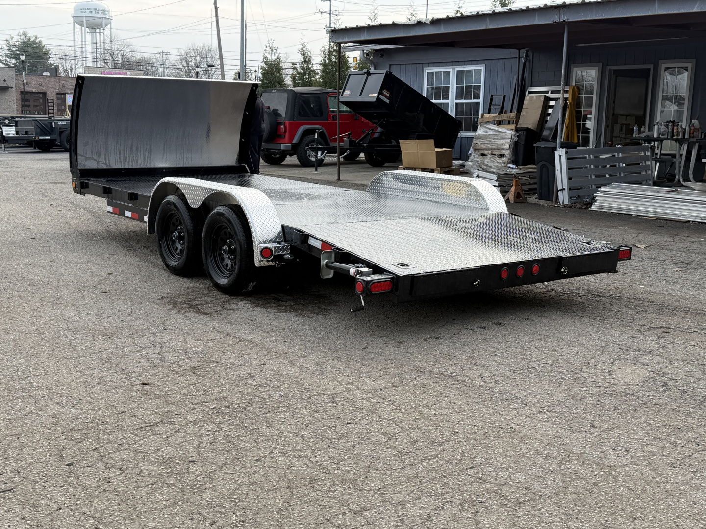 New 2026 PJ Trailers 83" x 18' (CH) Steel Deck Car Hauler / Racing Trailer