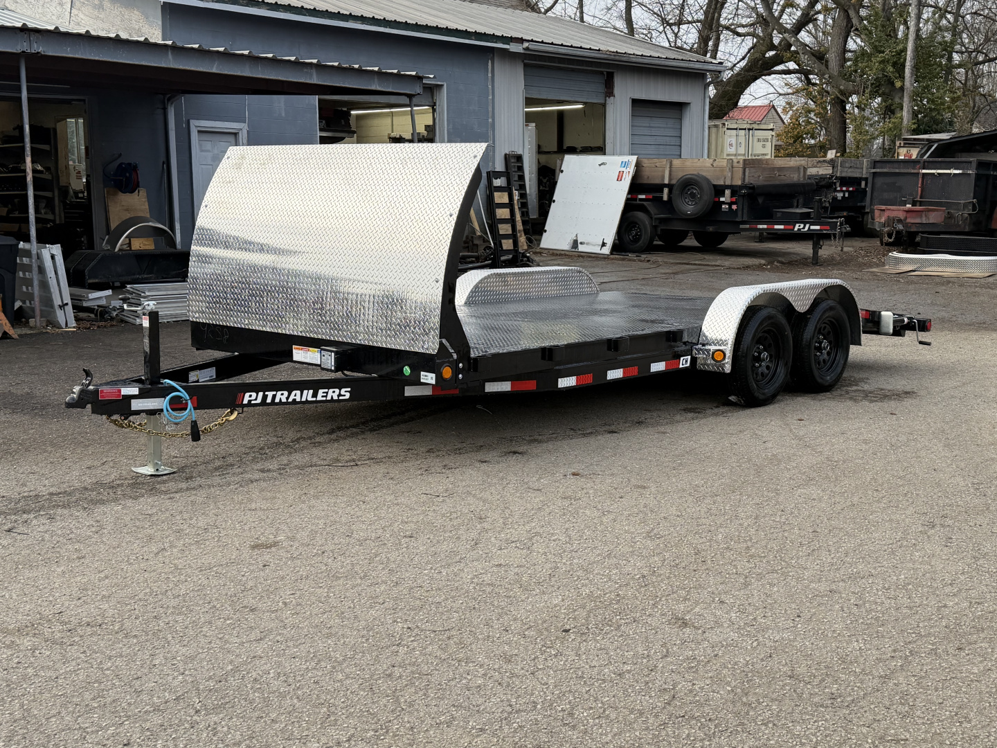 New 2026 PJ Trailers 83" x 18' (CH) Steel Deck Car Hauler / Racing Trailer