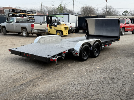 New 2026 PJ Trailers 83" x 18' (CH) Steel Deck Car Hauler / Racing Trailer
