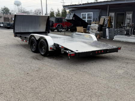 New 2026 PJ Trailers 83" x 18' (CH) Steel Deck Car Hauler / Racing Trailer