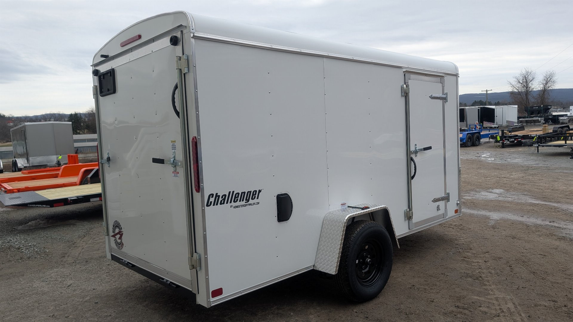 New 2026 Homesteader 6x12 Challenger Cargo Trailer w/ Ramp Door