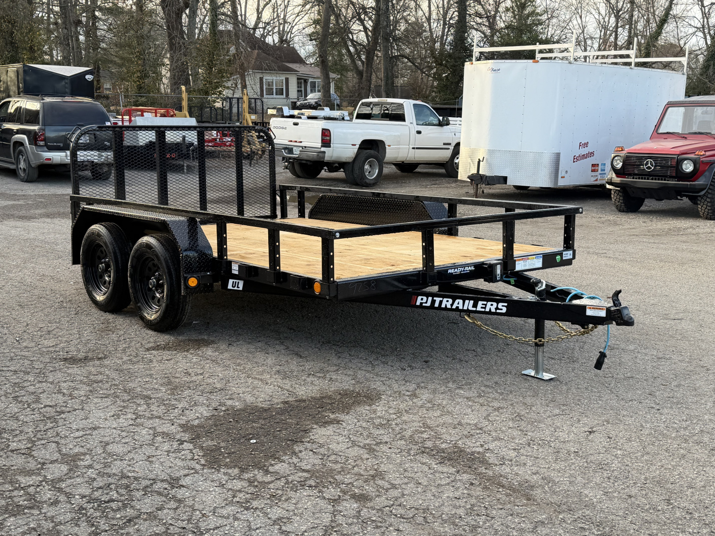 New 2026 PJ Trailers 83" x 12' Tandem Axle Channel (UL) Utility Trailer