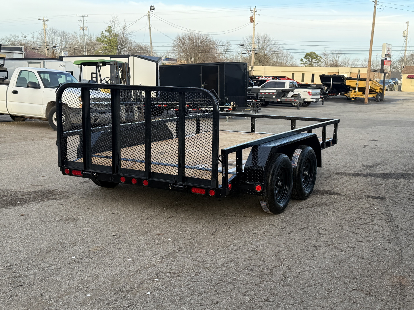 New 2026 PJ Trailers 83" x 12' Tandem Axle Channel (UL) Utility Trailer