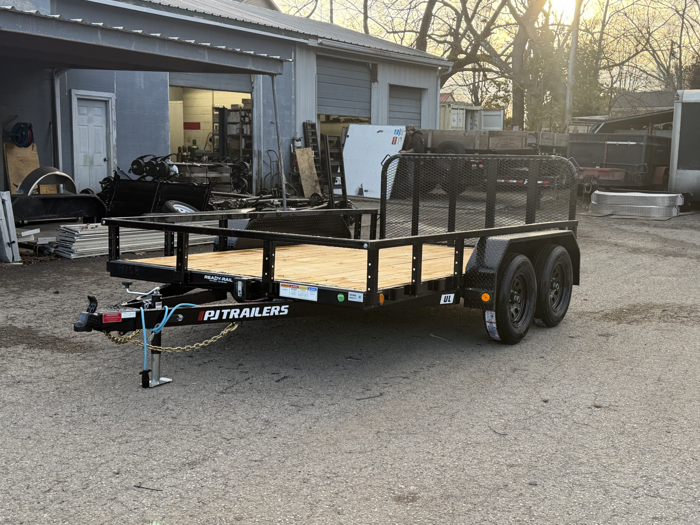 New 2026 PJ Trailers 83" x 12' Tandem Axle Channel (UL) Utility Trailer