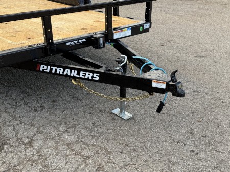 New 2026 PJ Trailers 83" x 12' Tandem Axle Channel (UL) Utility Trailer