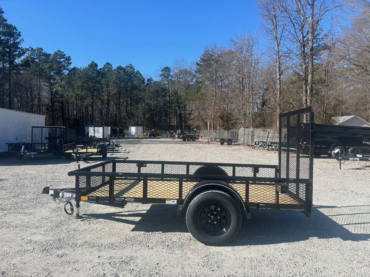 New 2026 Texas Bragg Trailers 5X10P w/ Expanded Sides & Gate Utility Trailer