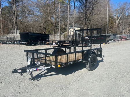 New 2026 Texas Bragg Trailers 5X10P w/ Expanded Sides & Gate Utility Trailer