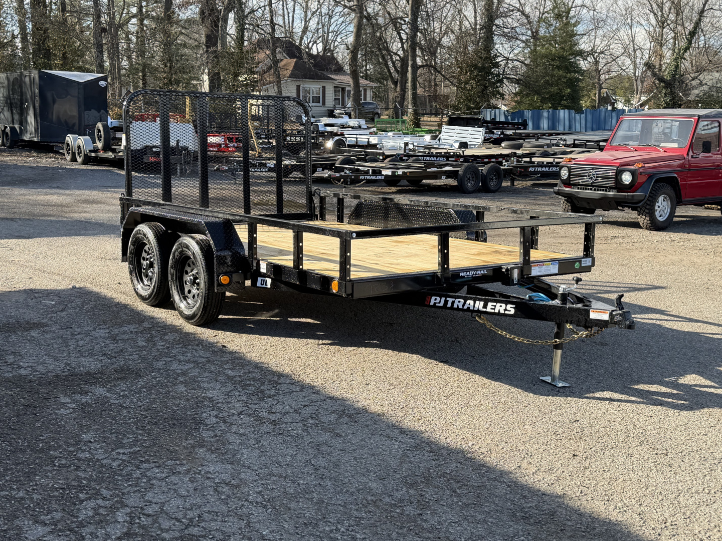 New 2026 PJ Trailers 83" x 12' Tandem Axle Channel (UL) Utility Trailer