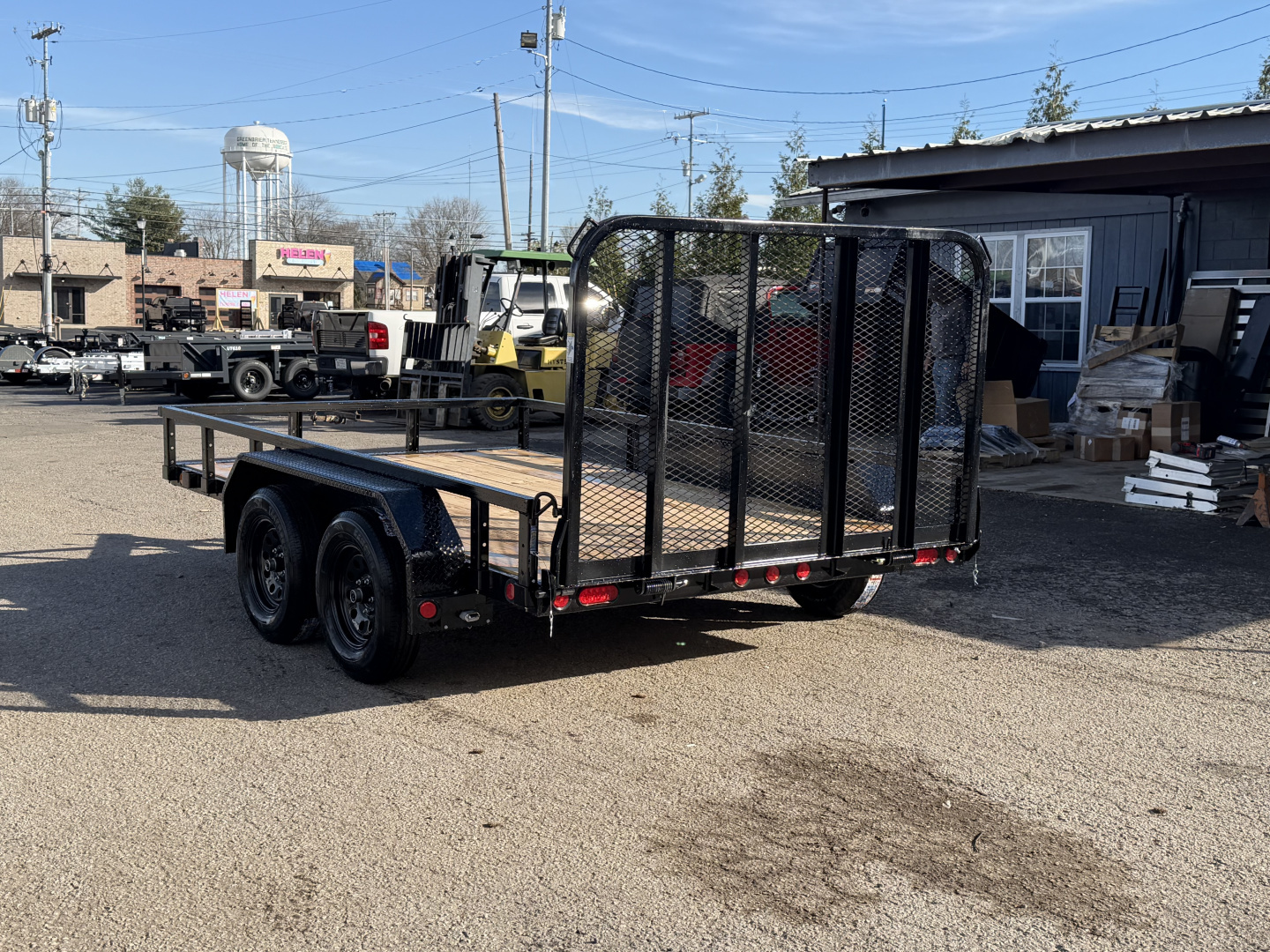New 2026 PJ Trailers 83" x 12' Tandem Axle Channel (UL) Utility Trailer
