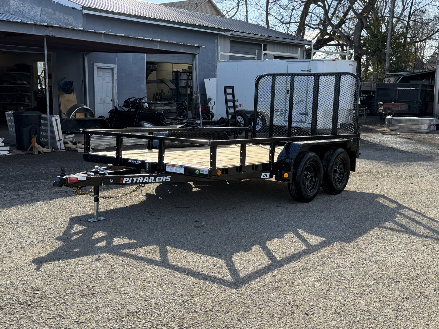 New 2026 PJ Trailers 83" x 12' Tandem Axle Channel (UL) Utility Trailer