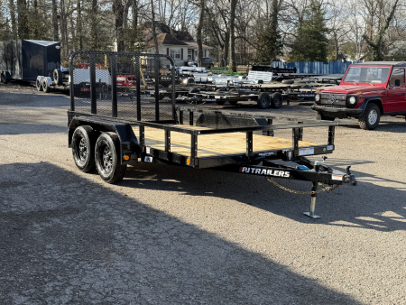 New 2026 PJ Trailers 83  x 12' Tandem Axle Channel (UL) Utility Trailer