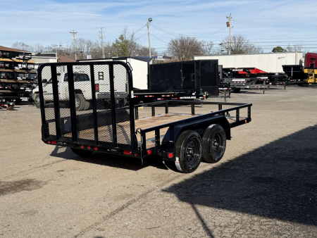 New 2026 PJ Trailers 83" x 12' Tandem Axle Channel (UL) Utility Trailer