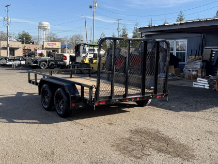 New 2026 PJ Trailers 83" x 12' Tandem Axle Channel (UL) Utility Trailer