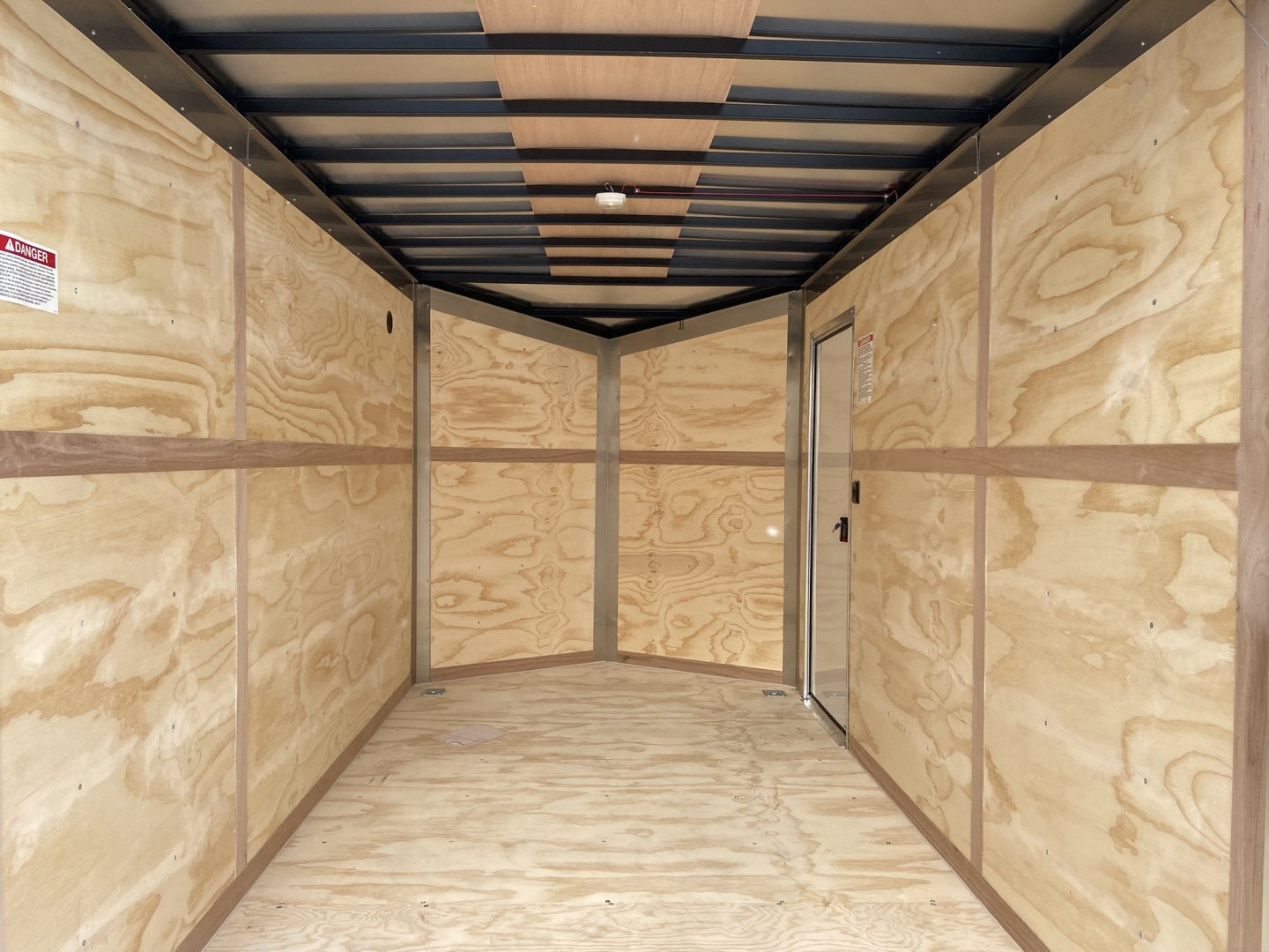 New United 12' UJ V-Nose Enclosed Cargo Trailer