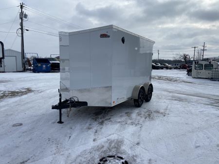 New United 12' UJ V-Nose Enclosed Cargo Trailer