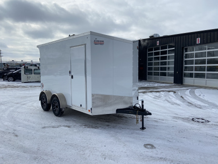 New United 12' UJ V-Nose Enclosed Cargo Trailer