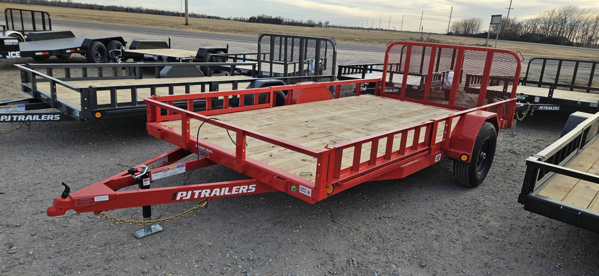 New 2026 PJ Trailers 14' x 83 in. Single 5200# Axle Utility Trailer