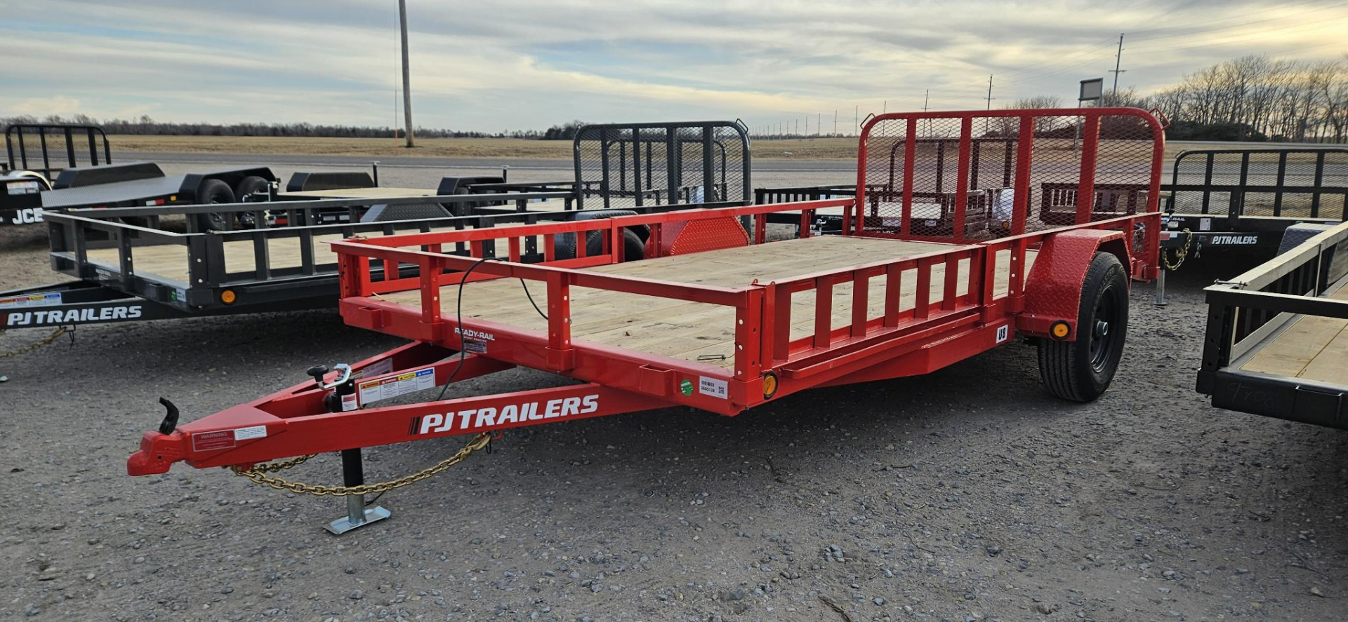 New 2026 PJ Trailers 14' x 83 in. Single 5200# Axle Utility Trailer