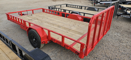 New 2026 PJ Trailers 14' x 83 in. Single 5200# Axle Utility Trailer