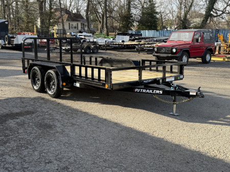 New 2026 PJ Trailers 83  x 14' Tandem Axle Channel (UL) Utility Trailer