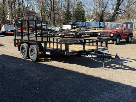 New 2026 PJ Trailers 83  x 14' Tandem Axle Channel (UL) Utility Trailer