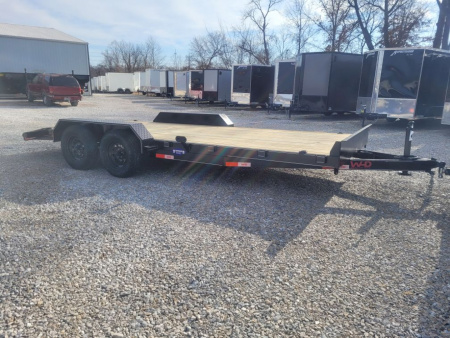 New 2026 WD 83x18 TA, 2' dovetail with 35k axles, Flatbed/ Car Hauler