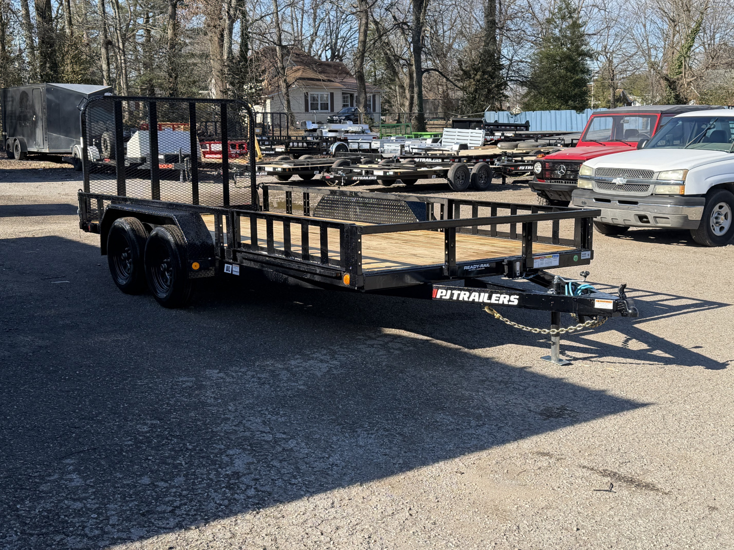 New 2026 PJ Trailers 83" x 16' Tandem Axle Channel (UL) Utility Trailer