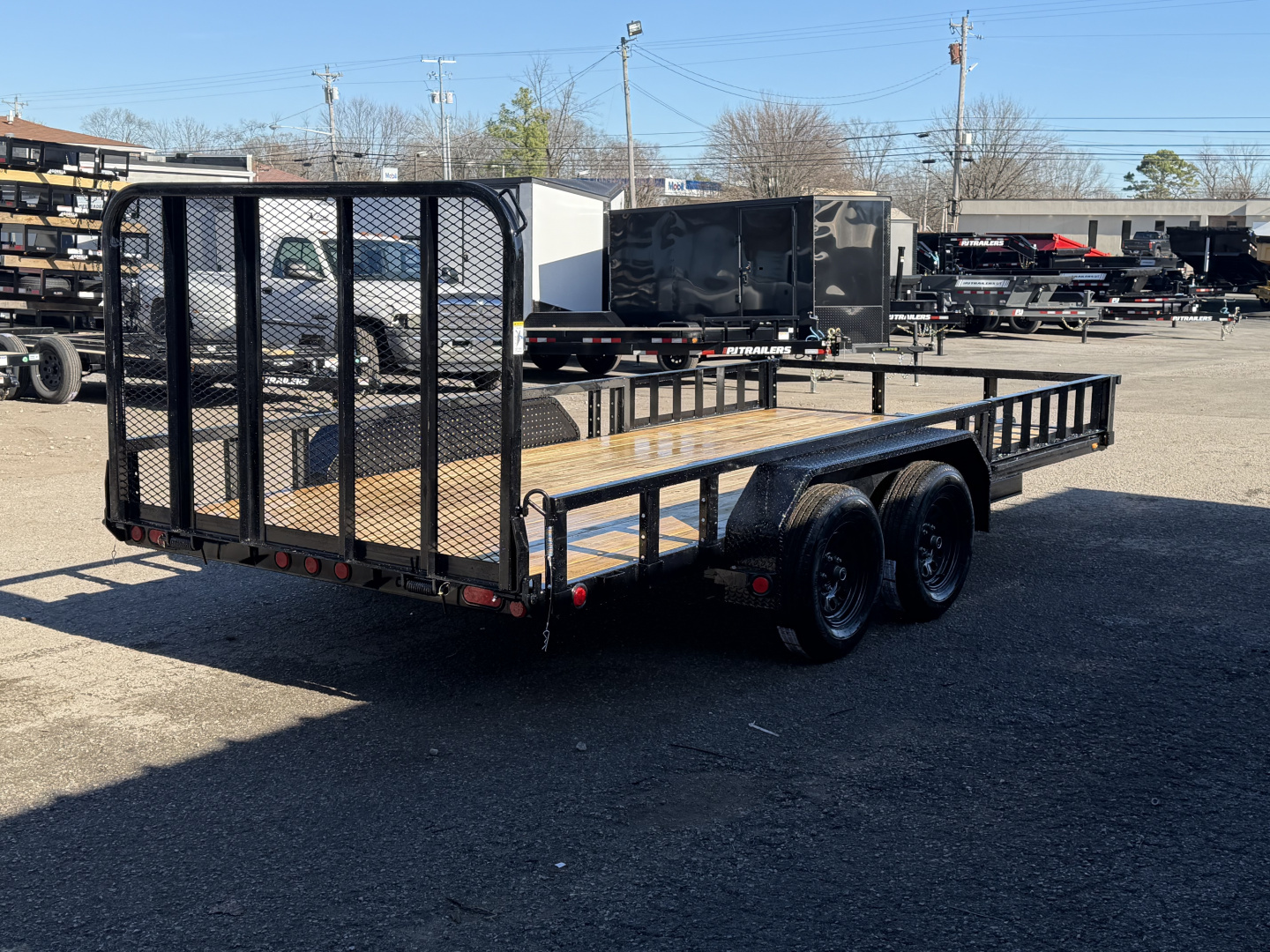 New 2026 PJ Trailers 83" x 16' Tandem Axle Channel (UL) Utility Trailer