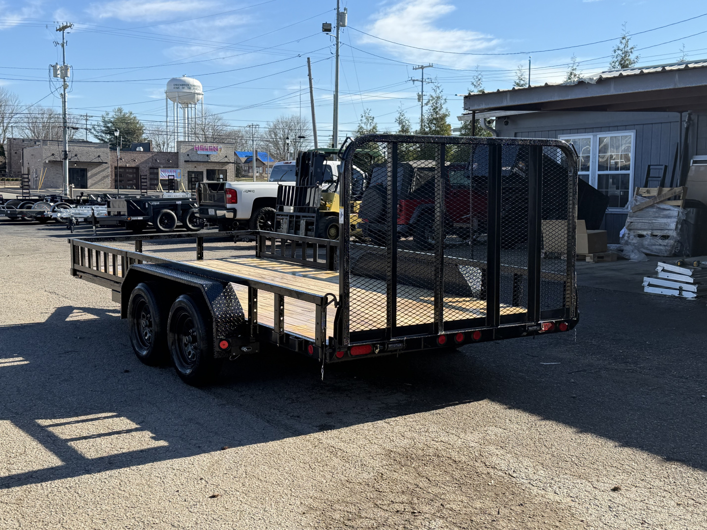 New 2026 PJ Trailers 83" x 16' Tandem Axle Channel (UL) Utility Trailer
