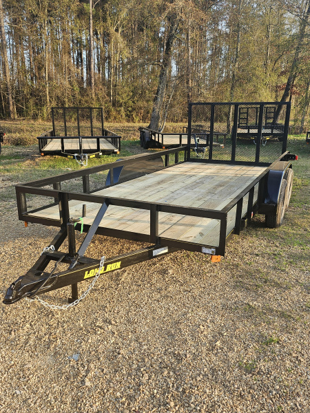 New 2026 Long Run Trailers 7'x16', Angle, 4' Gate Utility Trailer