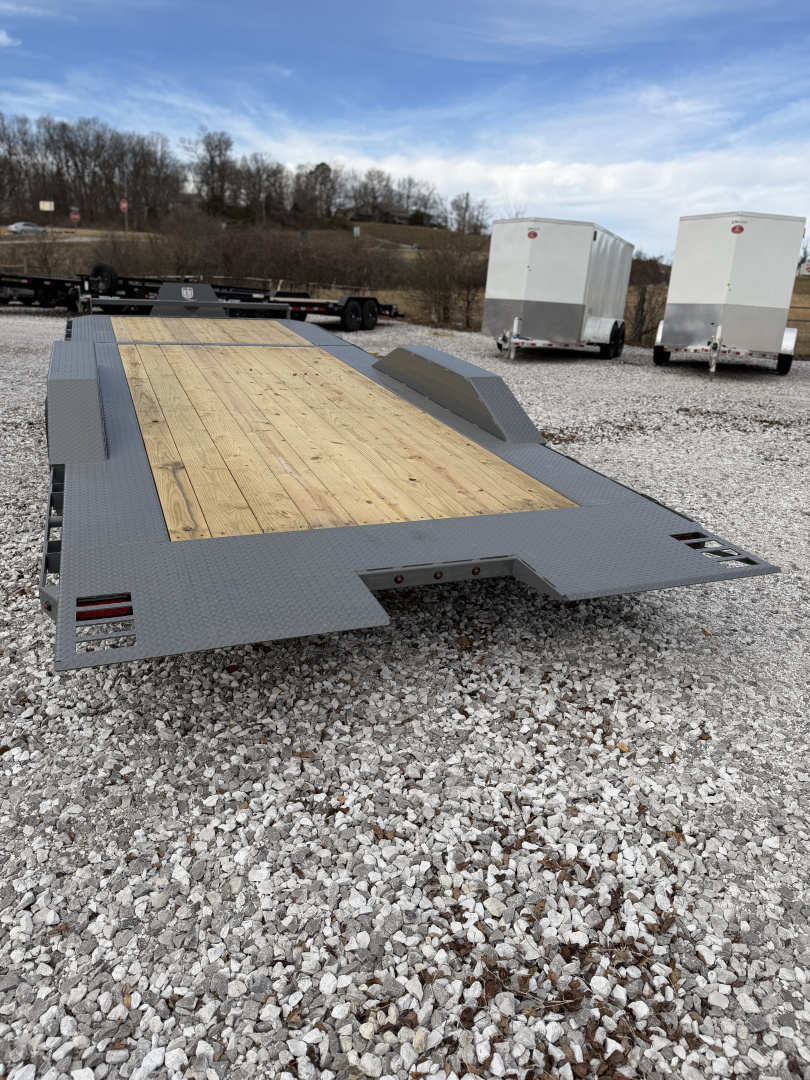 New DELCO 102"X 22' TILT TRAILER DRIVER OVER FENDERS W/ 14PLY Tilt Trailer