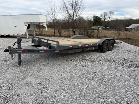 New DELCO 102"X 22' TILT TRAILER DRIVER OVER FENDERS W/ 14PLY Tilt Trailer