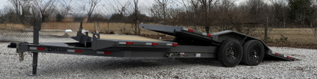 New DELCO 102"X 22' TILT TRAILER DRIVER OVER FENDERS W/ 14PLY Tilt Trailer