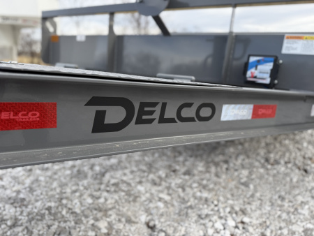 New DELCO 102"X 22' TILT TRAILER DRIVER OVER FENDERS W/ 14PLY Tilt Trailer