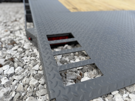 New DELCO 102"X 22' TILT TRAILER DRIVER OVER FENDERS W/ 14PLY Tilt Trailer