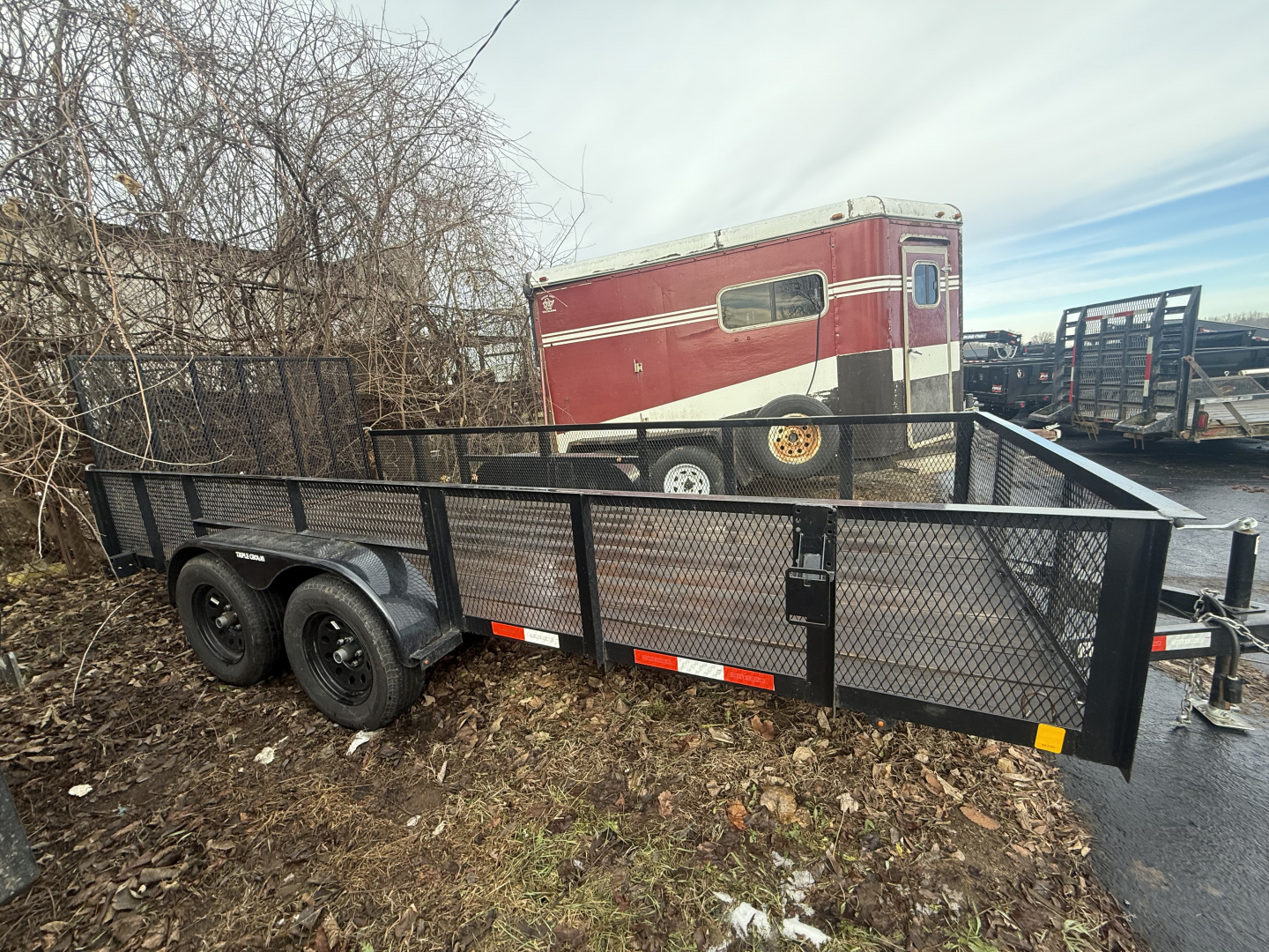Used 2025 Triple Crown Trailers 6X16 UTILITY W/ BRAKE 5.5K Utility Trailer
