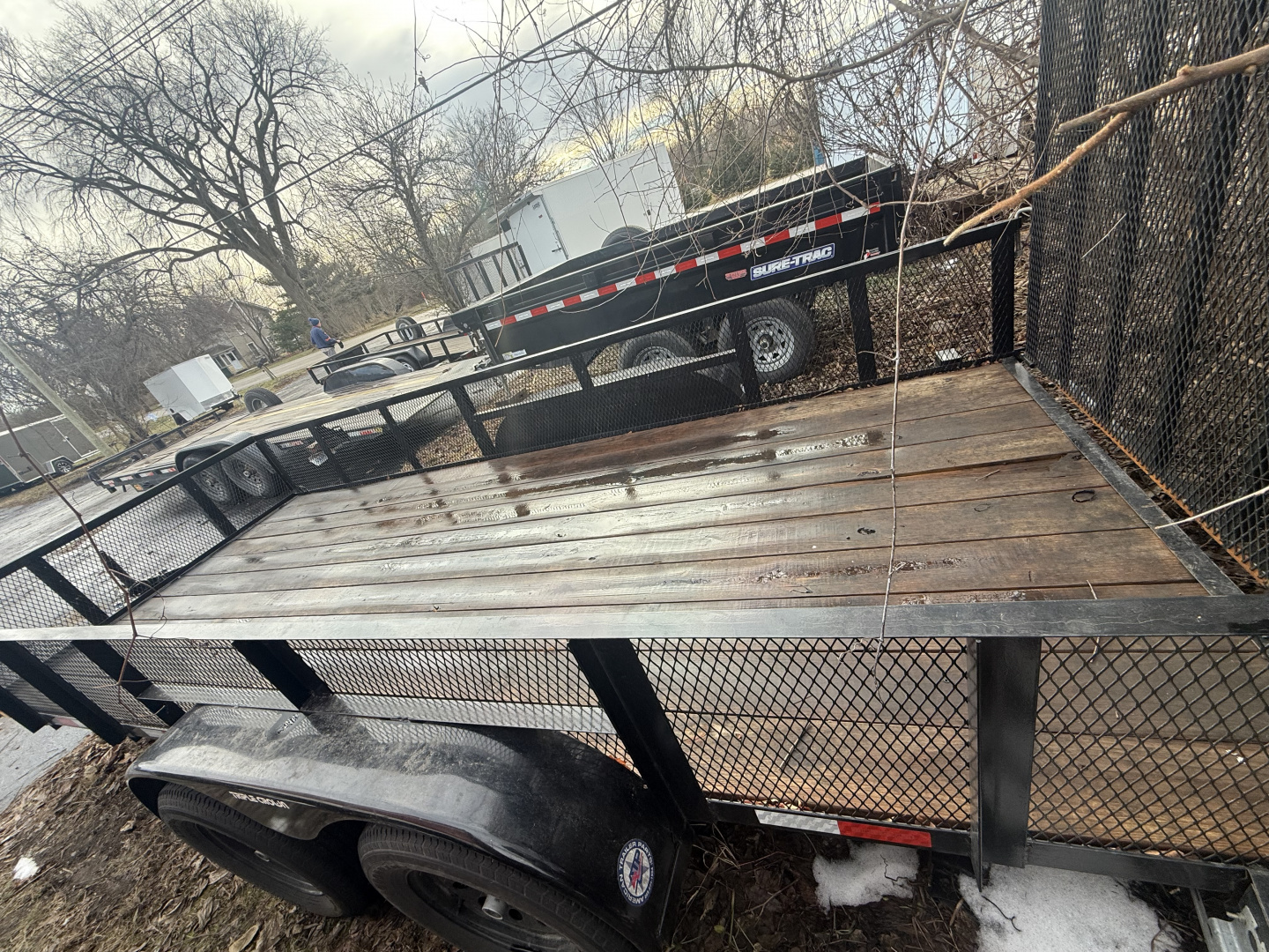 Used 2025 Triple Crown Trailers 6X16 UTILITY W/ BRAKE 5.5K Utility Trailer